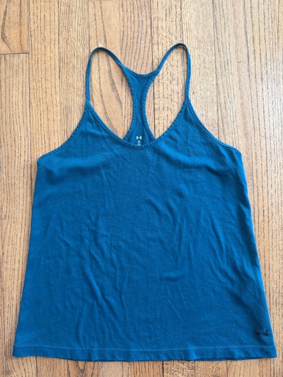 Under Armour Tops - Under Armour Women's Teal Blue Racerback Loose Tank XS